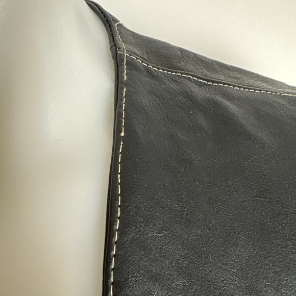 Here & Now Black Leather Vest Men’s Size XL - Picture 4 of 15